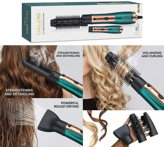 3-in-1 Hot Air Hair Styler & Volumizing Brush | Dry, Straighten & Curl