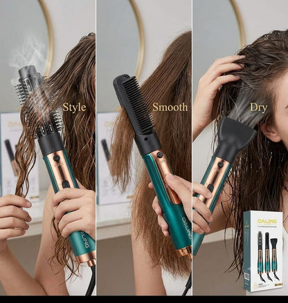 3-in-1 Hot Air Hair Styler & Volumizing Brush | Dry, Straighten & Curl